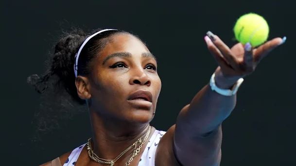 Serena Williams Serving
