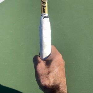 Continental Grip for volley tennis